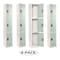 Adiroffice 12 in W, 12 in D, 72 in H, Steel ADI629-203-MGRN-PKG-4 - alternate 1